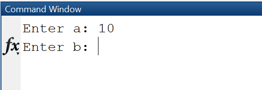 MATLAB Input