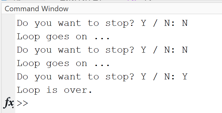 MATLAB While-Loop