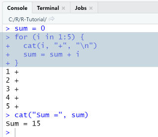 R For-Loop