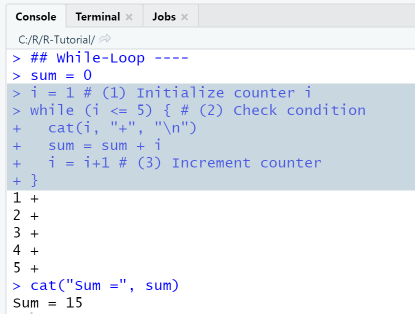 R While-Loop